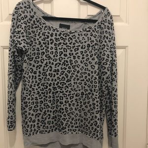 Animal print sweatshirt